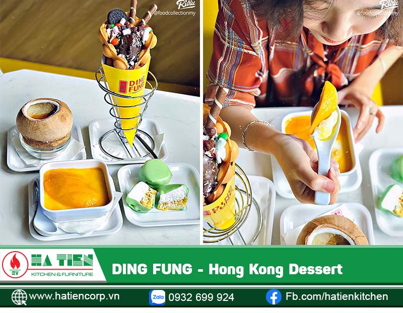 Với đặc trưng là các món ngọt, món tráng miệng từ HongKong
