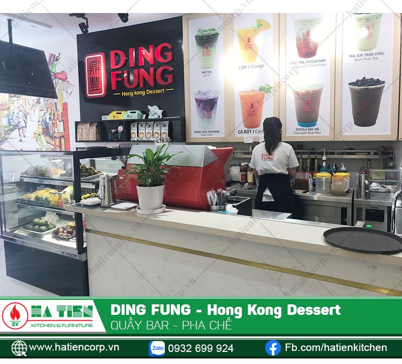 Thiết kế logo, bảng hiêu, menu đặc trưng. Tăng độ nhận diện khách hàng