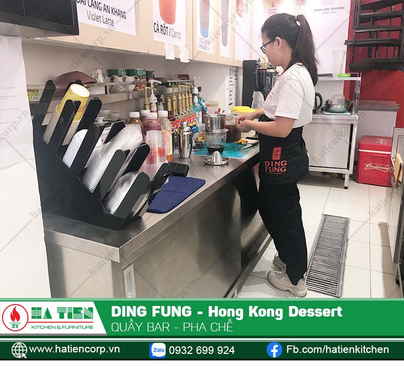 Đảm bảo cho việc thao tác và dọn vệ sinh được tiện lơi nhất