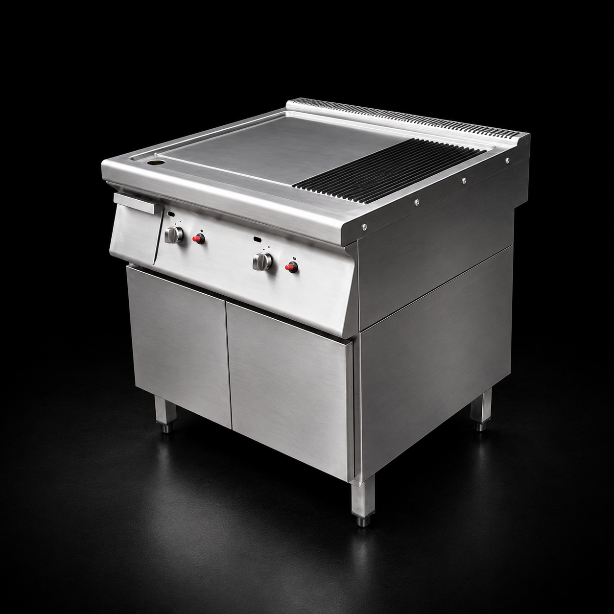 Bếp chiên phẳng dùng gas
