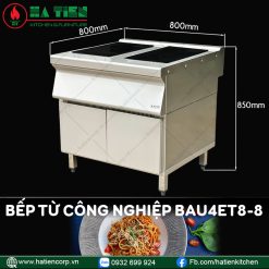 bếp từ công nghiệp 4 họng BAU4ET8-8
