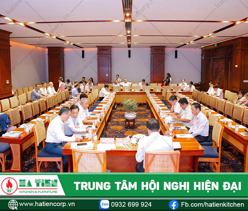 Trung tâm họp, hội nghị. Tại đây có thể phục vụ tea break hoặc buffet