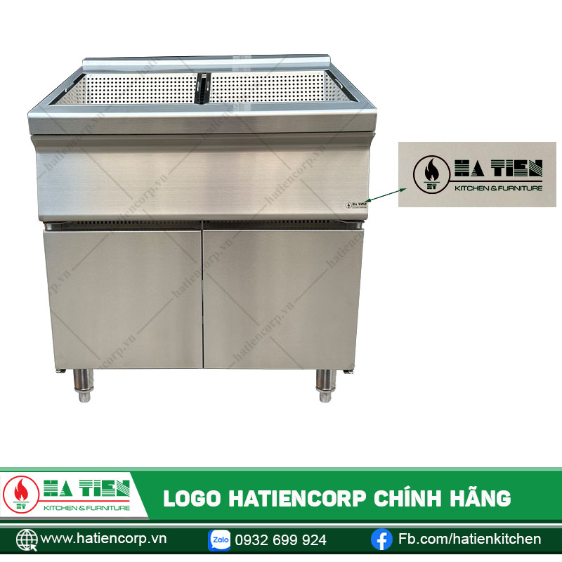 Logo Hà Tiên được in rõ nét trên sản phẩm
