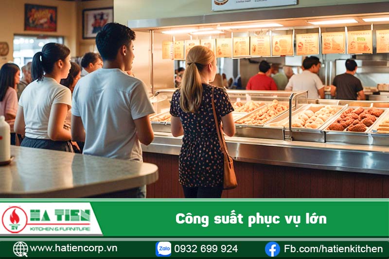 công suất phục vụ lớn
