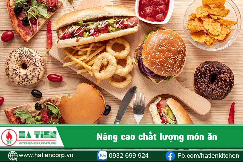 bếp chiên nhúng điện giúp nâng cao chất lượng món ăn