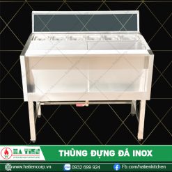 thùng đá inox quầy bar