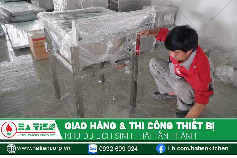 Lắp đặt chậu rửa inox