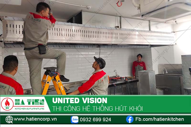 Lắp đặt chụp hút khói 
