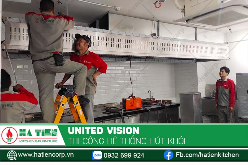 Lắp đặt và thi công hệ thống hút khói một cách nhanh chóng và chính xác