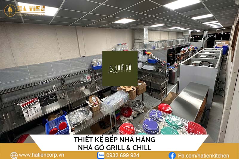 Cung cấp thiết bị nhà bếp cao cấp Nhà Gỗ Grill & Chill – Thủ Đức