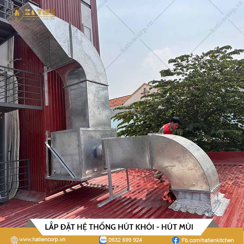 Thi công hệ thống hút khói
