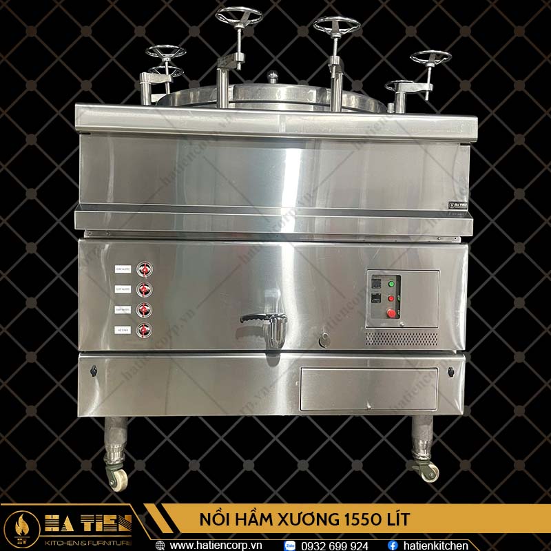 Nồi hầm xương với cấu hình "khổng lồ", dung tích 1550l