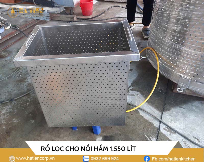 2 rổ lọc đi kèm