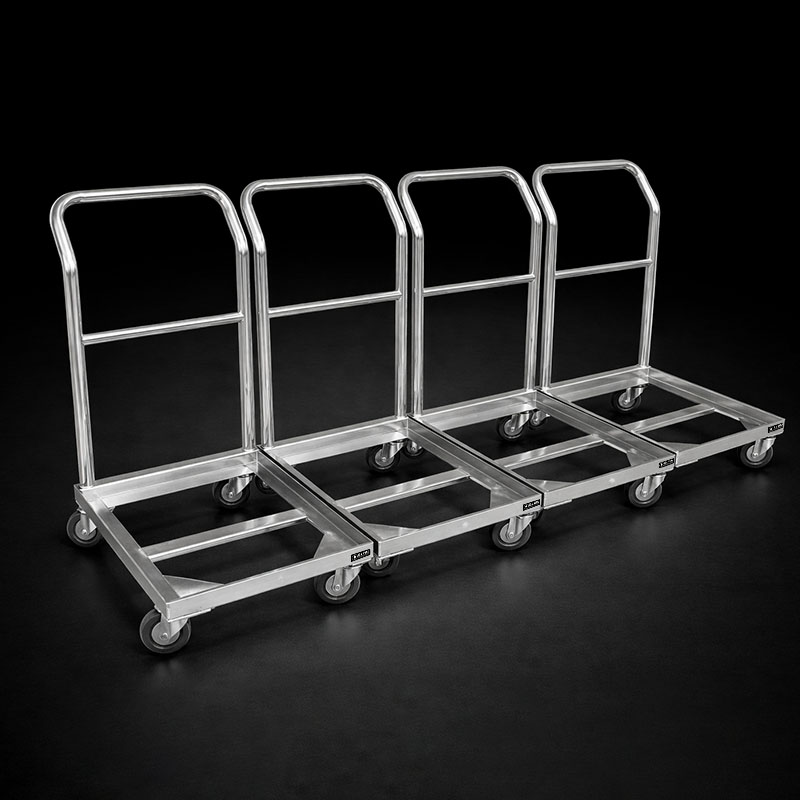Xe đẩy hàng bằng inox 600x600x900 – Giải pháp vận chuyển linh hoạt cho bếp công nghiệp